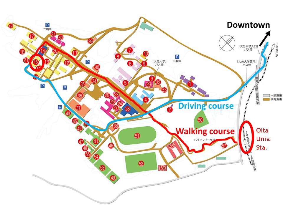 Map of Kikuchi Lab.